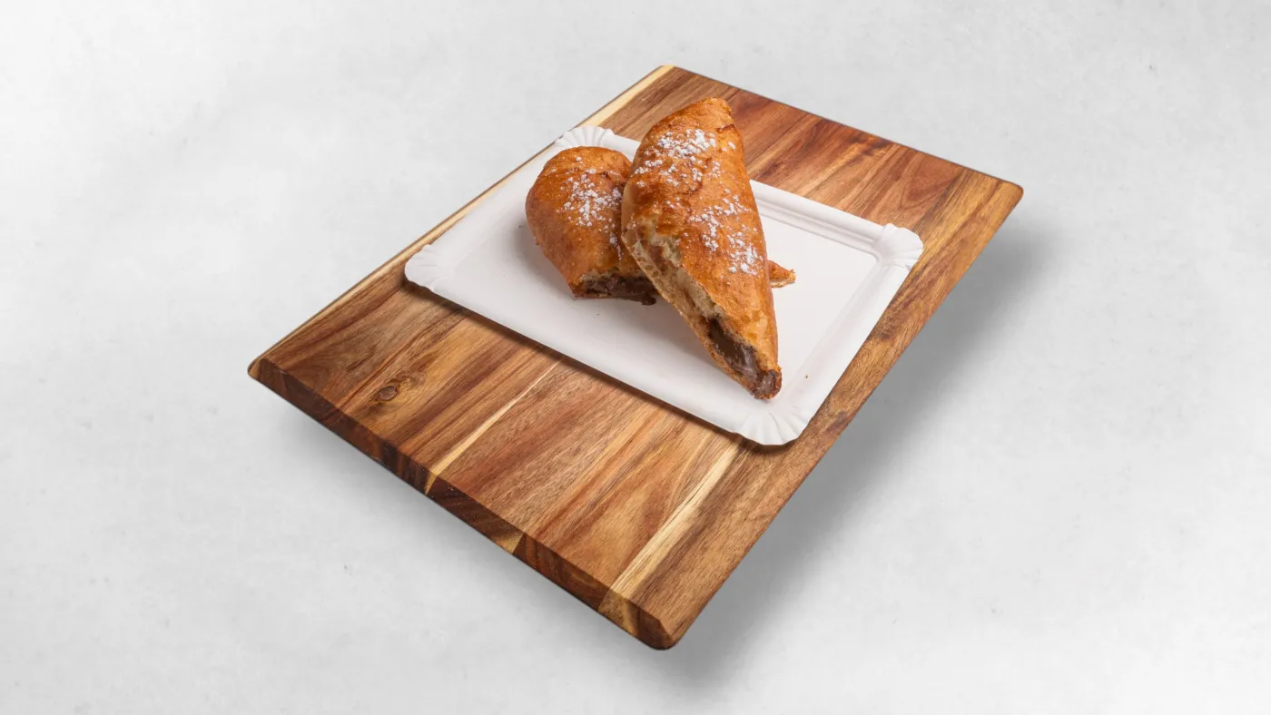 Langos gefüllt mit Nutella